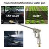 Heavy Duty Metal Water Hose Sprayer Portable Garden Hose Nozzle High Pressure Power Water Tool for