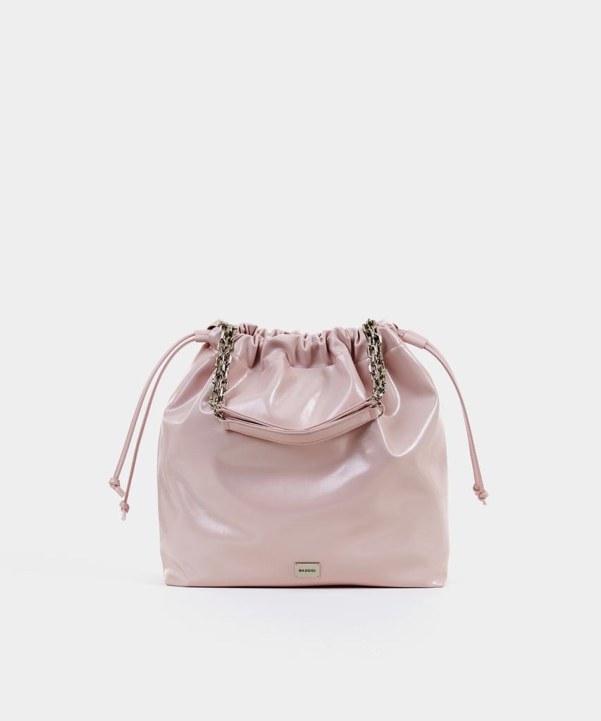 Badgigi Chain Trawstring Bag Pink