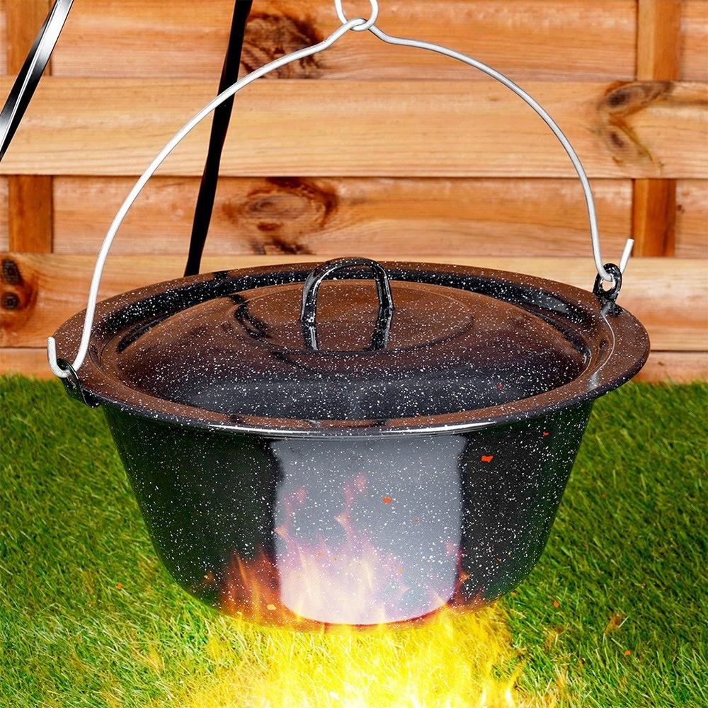 Emaildeckel für Kessel 40 cm, 13 l