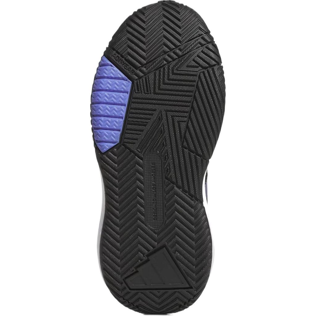 Adidas OWN THE GAME 3 Soft And Comfortable Slip Resistant Abrasion Resistant Mid top Children's Basketball Shoes Black JI0393