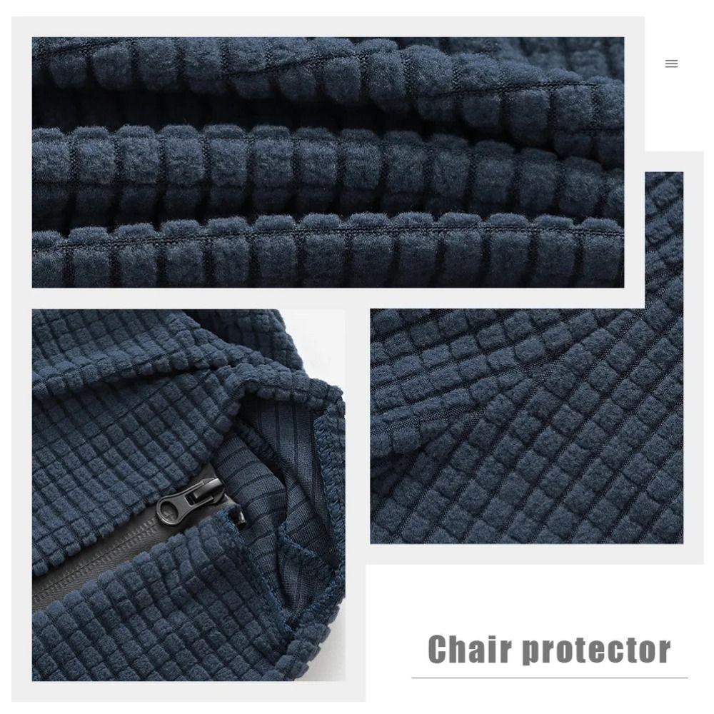 Elastic Gaming Chair Cover Solid Color Seat Protectors Computer Chair Cover  Home Decor