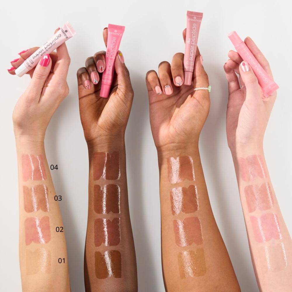 Essence Balsamo per labbra Super Peptide Glossy -