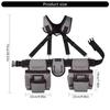 Adjustable Tool Belt for Men with Suspenders and Multi Pockets Ideal for Carpenters Construction Workers and Gardeners