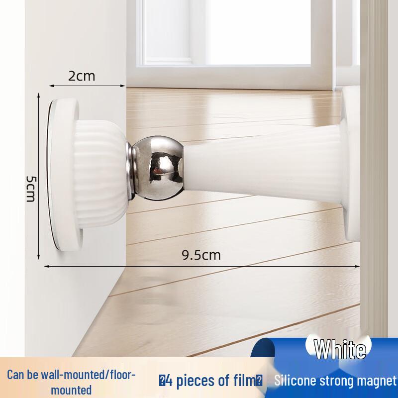 Lai Yu Punch-Free Magnetic Silicone Door Stop