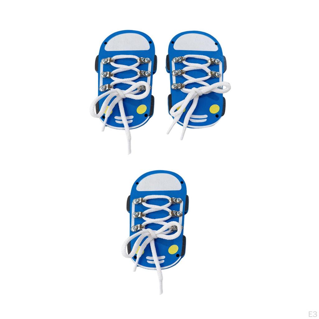 Busy Board Accessories Shoe Tie Practice Activity Developing Training Learn to Shoes Threading