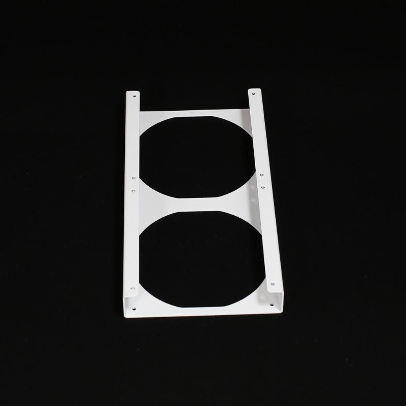 Universal 12cm PC Fan Mounting Bracket Zinc Coated Metal 25mm Elevations For Optimal Heat Dissipation And Ventilation