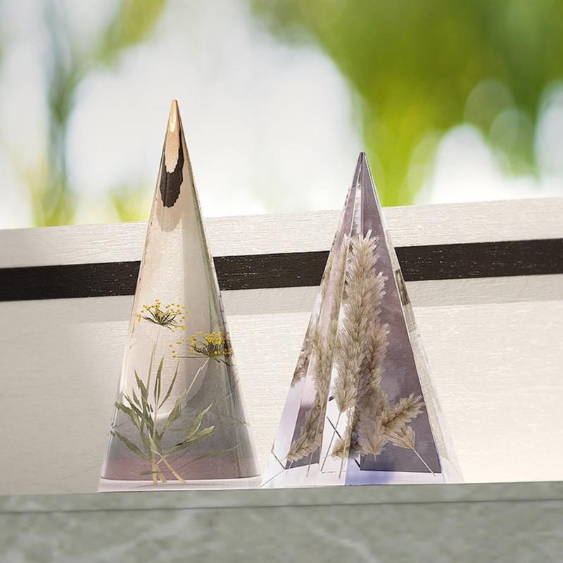 Rings Cone Resin Mold,Rings Holder Silicone Molds for Epoxy Resin,Candle Mold Rings Cone Pyramid Silicone Resin Mold