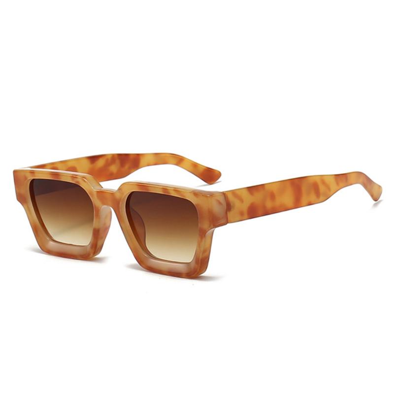 

SHAUNA Ins Popular Women Square Sunglasses Retro Men Tinted Shades UV400