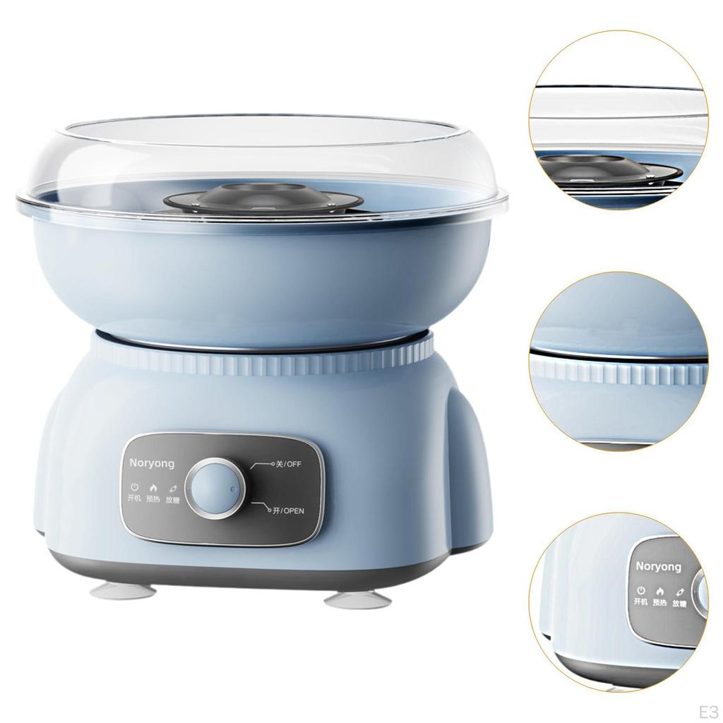 Zuckerwattemaschine, Bonbonmaschine, US-Stecker, geräuscharm, 500 W, effizient, tragbar, für Familienfeiern, Geburtstage