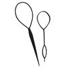 Hair Tail Tool Set 10 Pack Hair-Loop Tools with 2 Size Hair Braiding Tool Quick Hair Styling Tools Girl Ponytail Maker