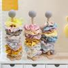 Solid Wood Hair Tie & Accessory Organizer Stylish Display Stand Suitable For Hair Accessories And Headbands Countertop Storage
