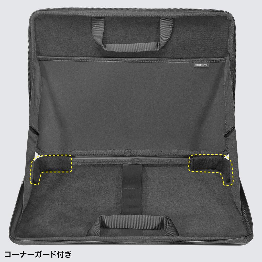 SANWA SUPPLY Hartschalen-PC-Innenhülle (13 Zoll) IN-HD1301BK