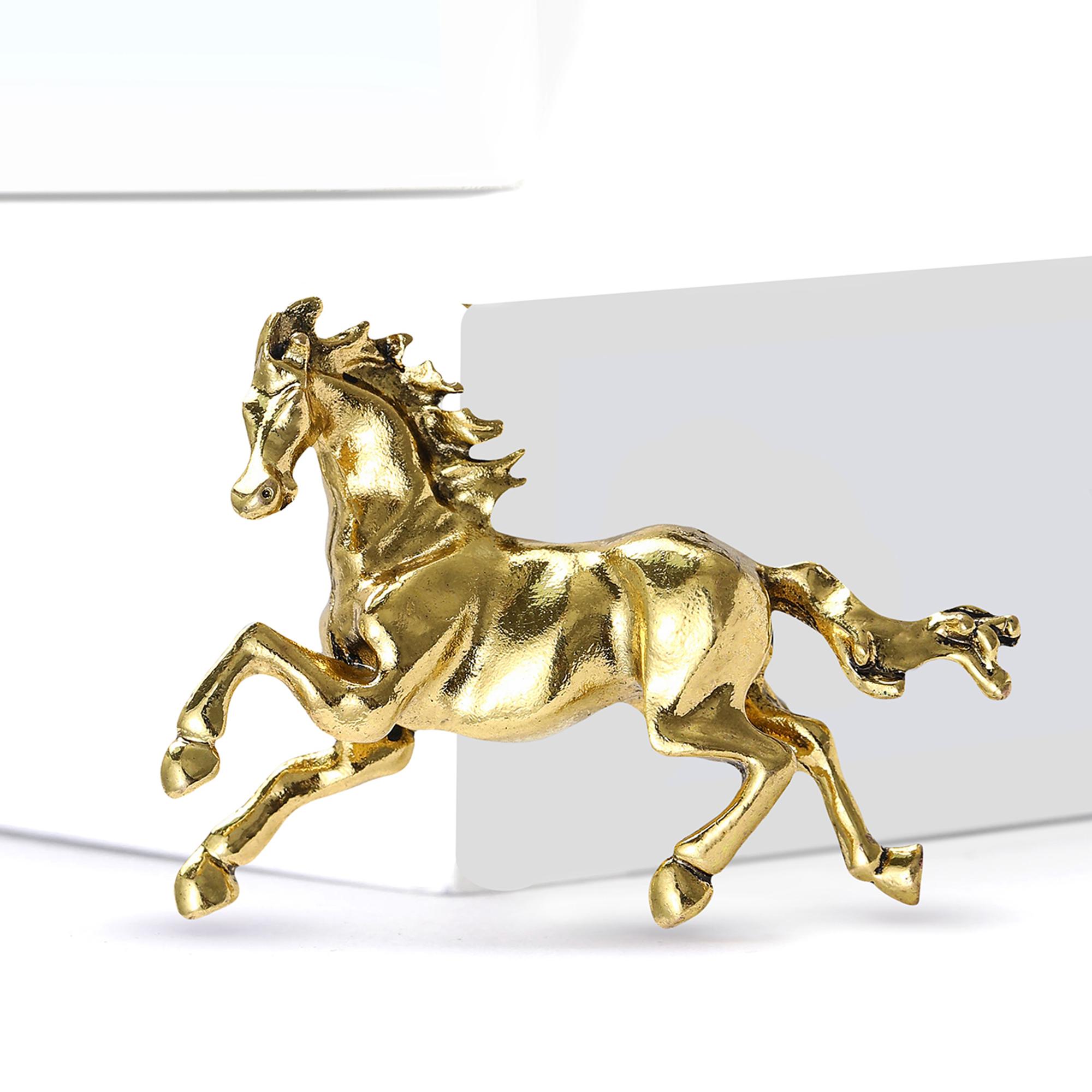 Luxury Glossy Horse Brooches for Women Enamel Animal Pins Event Party Fashion New Event Gifts Decoration Clothes Accessories