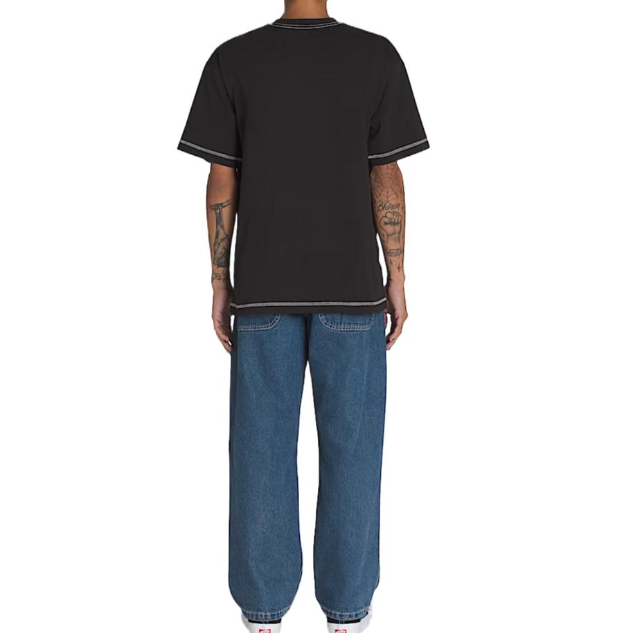 Vans Skate Check-5 Loose Denim Pants Fashion Comfortable Trendy Simple Jeans Men bottoms Vintage-Indigo VN000KXMAHU