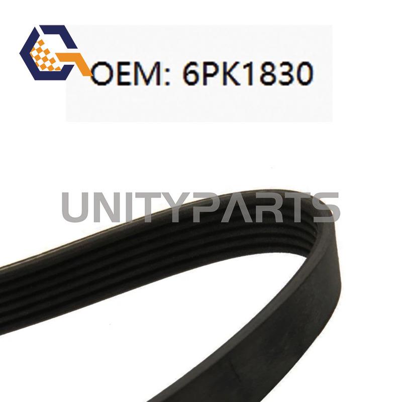 V-Ribbed Drive Belt For BMW 1 3 7 Series F01 F02 E81 E82 E90 E91 E92 E93 E87 Z4 E85 E86 E89 MITSUBISHI OUTLANDER LANCER 6PK1830