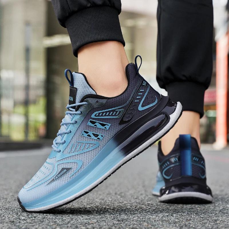2025 Men's Breathable Sports Shoes Spring New Mesh Casual Fashion Versatile Trendy Men's Shoes Mmer Running Shoes Suitable for O