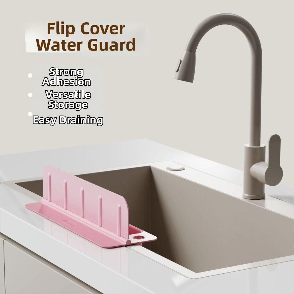 Creative Kitchen Water Baffle Reusable Water Baffle Plate Water Blocking Board for Wash Basin