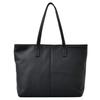 VITAFELICE Genuine Leather Business Tote Bag for Men, Vinb-20c57n (Black)