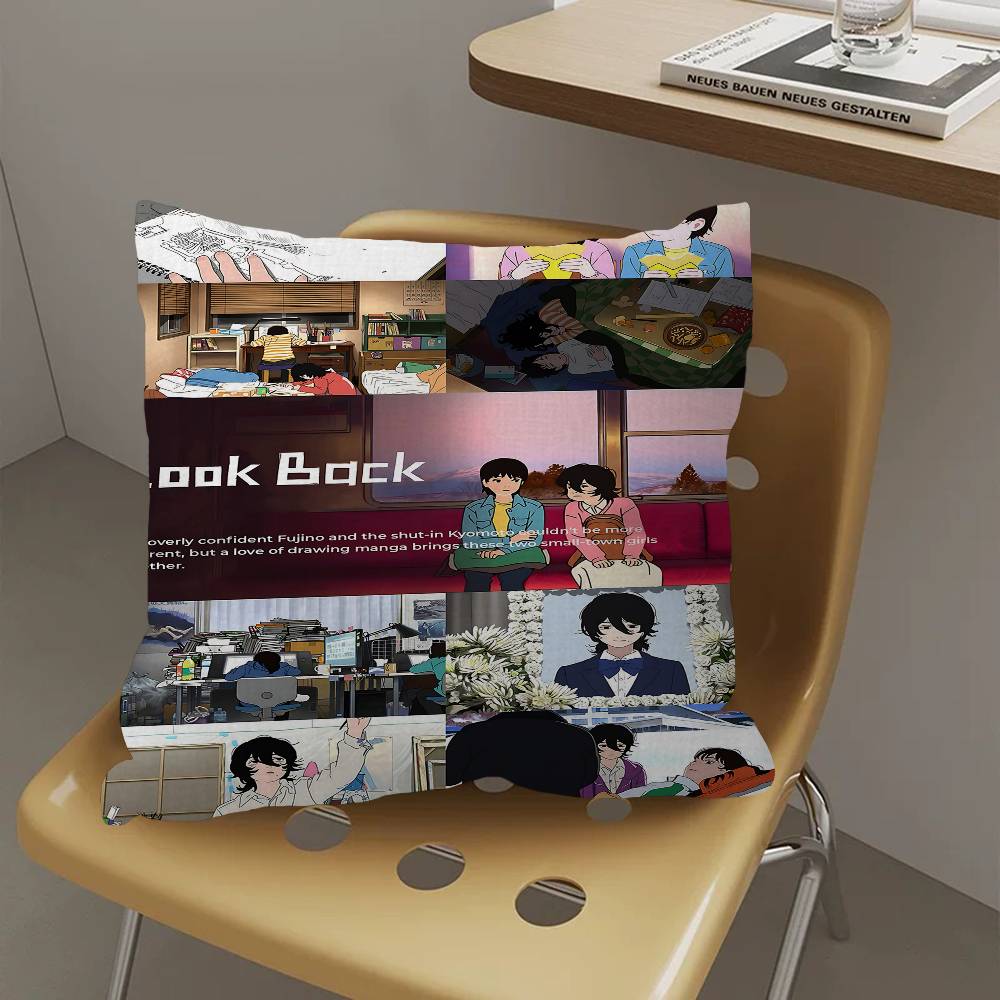 Anime Look Back Pillow Cushion Cover Pillowcase Living Room Sofa Home Decor