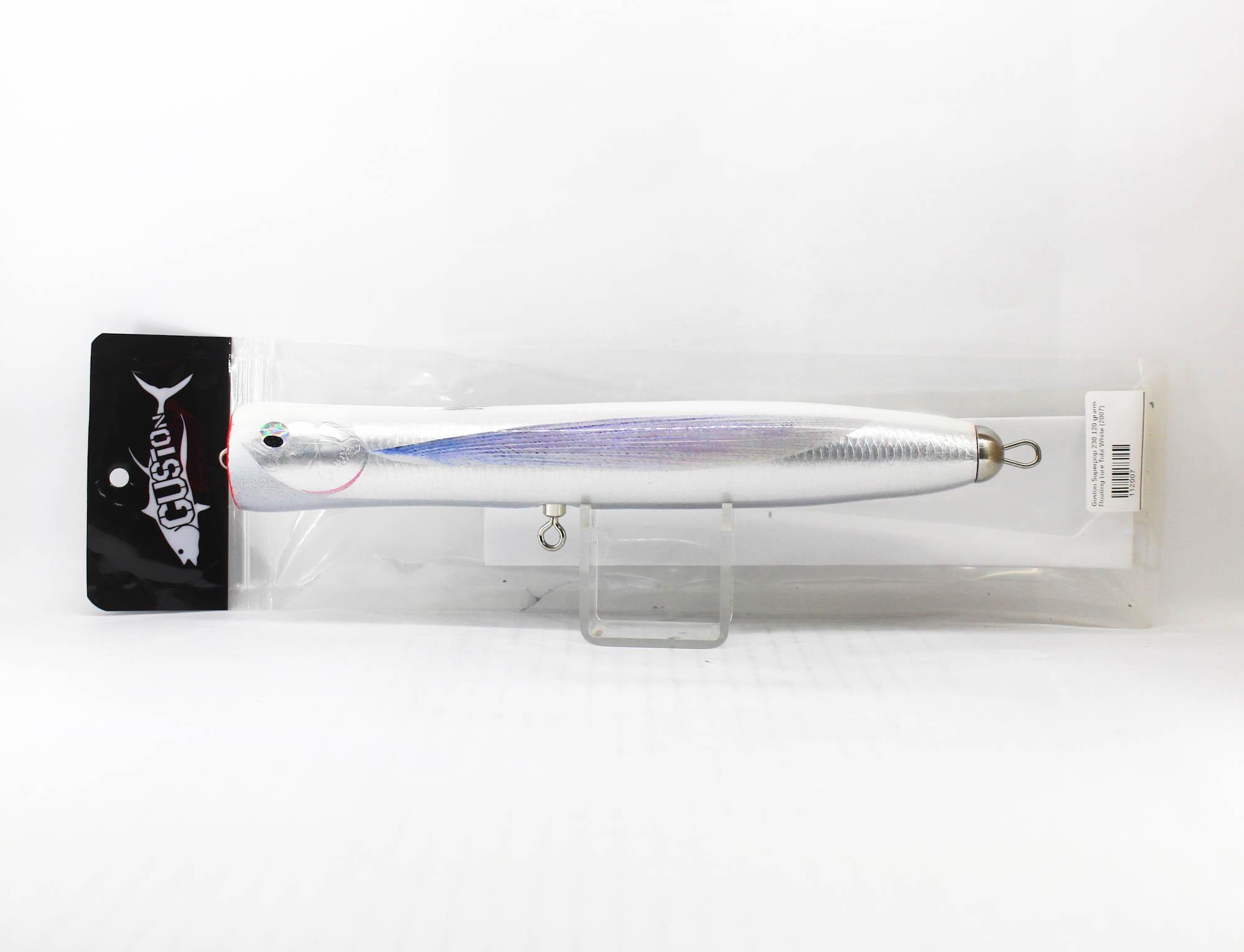 

Приманки Guston Lures Super Pop 230 120 грамм Плавающая приманка Тоби Белый (2007)