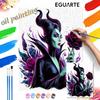 DIY Painting Kit Maleficent Floral Classic Style Home Decor Craft Gift Idea Room Wall Art Personalized DIY Paint By Number Set