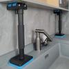 1Pcs Telescoping Cabinet Jack Support Pole Feet Hand Jack With Roller Board Lifter Adjustable Installing Holder Furniture Jack