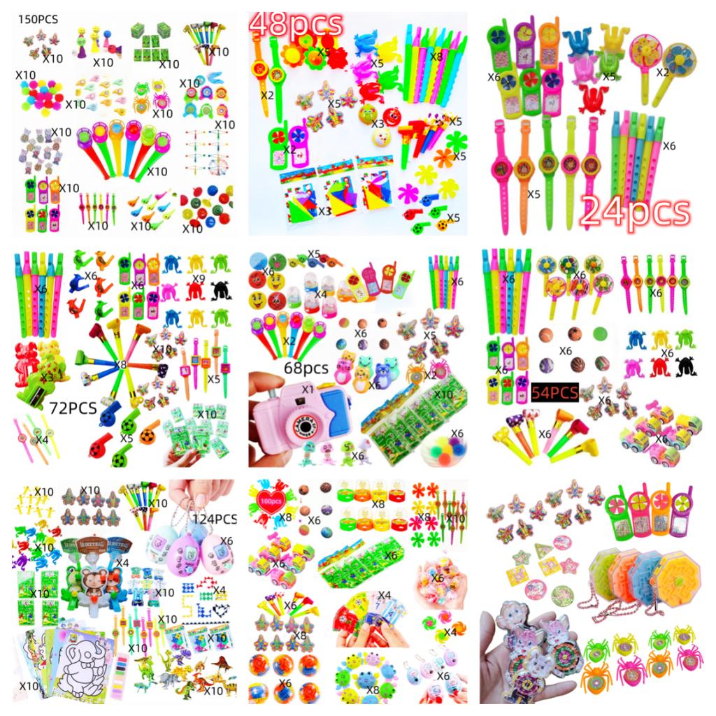 24-150 Pezzi Divertente Set di Gadget per Feste Giocattoli per Bambini Festa di Compleanno Regali per Invitati al Matrimonio Premi per l'Asilo Pacco Regalo Carnevale di Natale