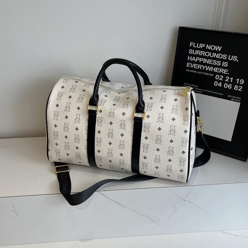 Nowa wysokiej klasy torba kontrastowy kolor domowa torba podróżna przenośna na ramię crossbody modna damska torba