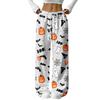 Women's Halloween Flannel Pajama Pants Straight Leg Holiday Loungewear Sleepwear