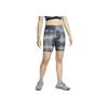 Nike Tie-Dye High-Waisted Printed Workout Shorts Women Shorts Gray DO7815-010