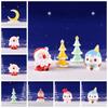 Micro Landscape Santa Claus Landscape Ornaments Cartoon Snowman Car Decoration  Home Decoration