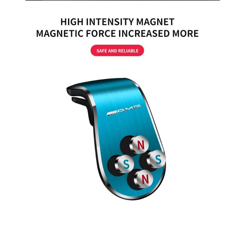 New Car Magnetic L-shaped Car Dedicated GPS Phone Holder For Mercedes-Benz AMG C500 C200 C300 A B C E GLA CLA GLK GL ML GLE W204 W205 W203 W211 W213