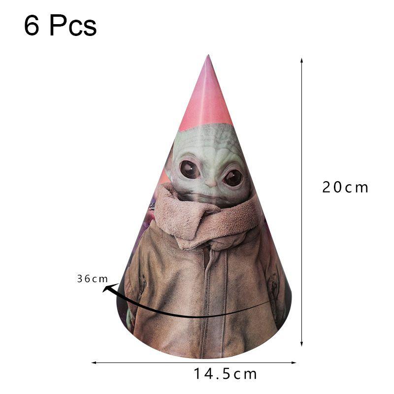 Decoración Suministro Fiesta Cumpleaños Tema Yoda Niños Con Platos Vasos Pancarta Globos**