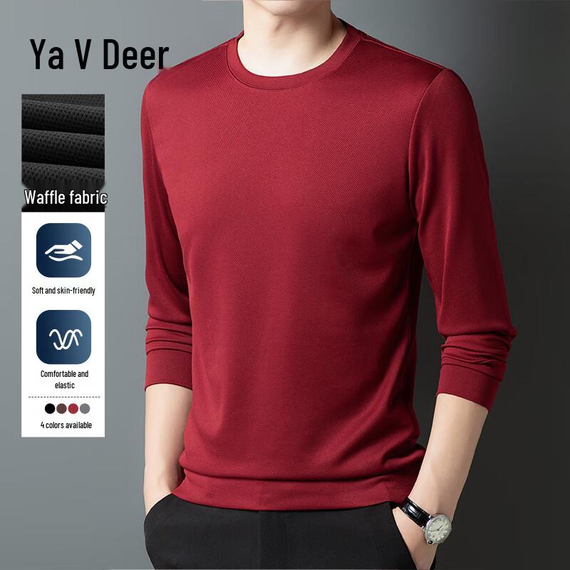 

Yalu Men s High-Neck Long Sleeve Knit Pullover 2XL