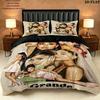 Ariana Grande Bedding Quilt Set Quilt Cover Pillowcase Home Decoration Birthday Gift (1 * duvet cover + 2 * pillowcase, without core)