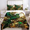 3pcs Hummingbird Floral Soft Comfortable Bedding set, For Bedroom, Guest Room And Dorm, All Season Use, High-Definition Printing, Machine Washable 172