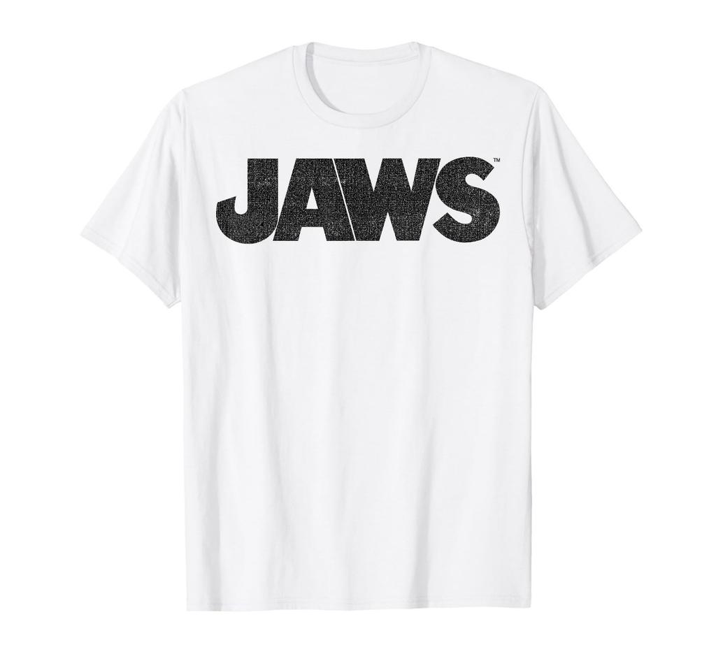 Jaws Simple Bold Logo Graphic T-Shirt Mens Womens Tees Top T-Shirt Mens Womens Tees Top