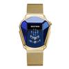 BESTWIN Diamond Alloy Quartz Watch for Men - Trendy Couple's Watch