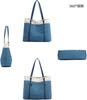 Tote Bag for A4 Large Shoulder Shoulder Bag [manukori] Women, Canvas, Size, Capacity, Bag, (grey)