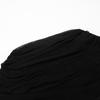 European Style Women's Solid Sleeveless Scarf Collar Top
