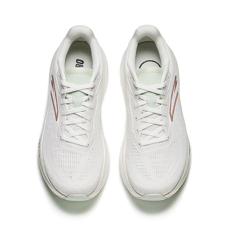 Anta Comfortable Versatile Shock Absorbing Breathable Low Top Casual Running Shoes Women Sneaker Paper-White Ming-Blue 122535562-1