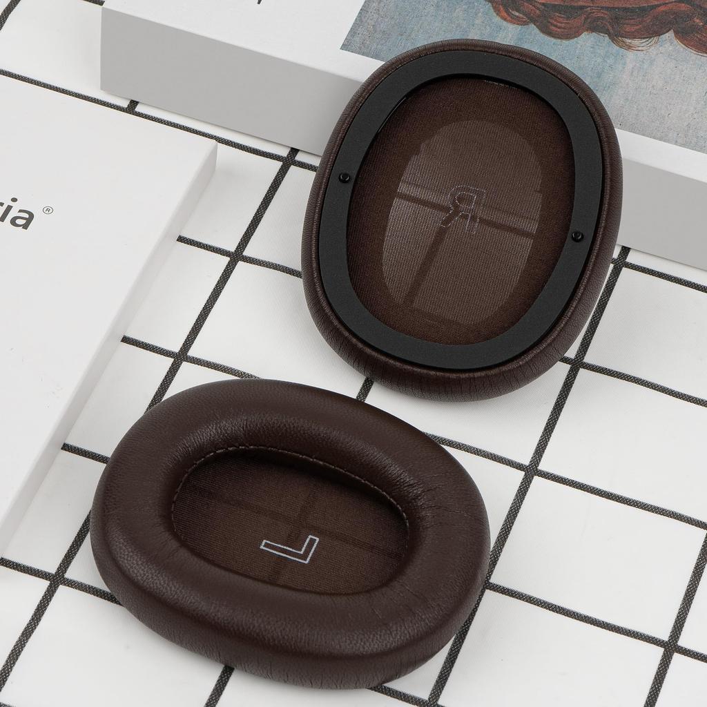 Geekria Elite Earpads Compatible with Bang & Olufsen Beoplay H95 (1266100) Headphones, Lambskin Ear Pads/Ear Cups (Chestnut)