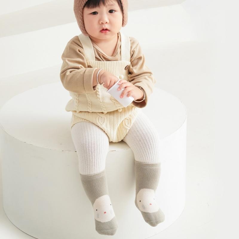 Baby Non Slip Grip Ankle Socks with Non Skid Soles for Infants Toddlers Cute Cartoon Animal Design Boys Girls Socks