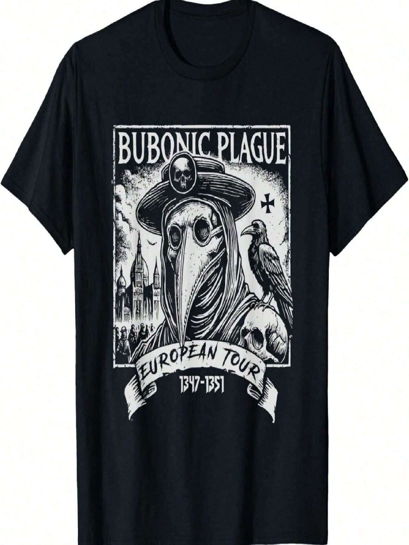 Death Plague Bubonic Plague DEATH EUROPEAN TOUR T-Shirt S разноцветный