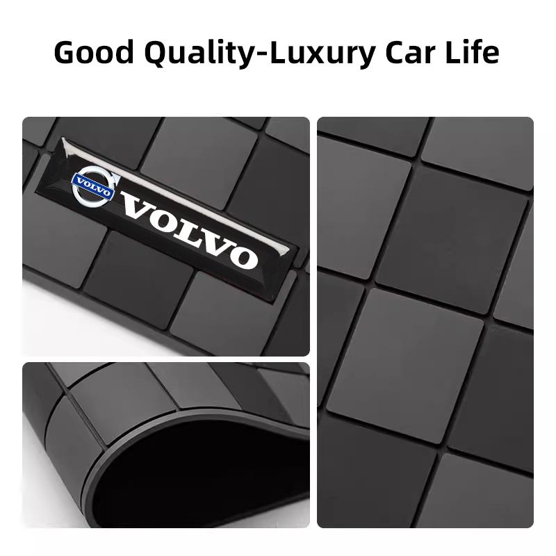 Afpge4 Car Plaid Anti Slip Pad Auto Dashboard Storage Mat For Volvo Xc60 Xc90 V40 V60 S60 V50 V90 S80 C40 XC40 V70 XC70 C30 C70 Rdesign