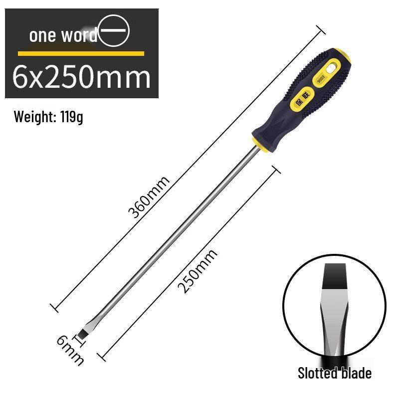 Industrial Grade Magnetic Phillips and Slotted Screwdriver Set - Super Hard, Compact Collection