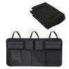Waterproof Oxford Cloth Rear Seat Back Storage Bag with 4 Pockets Multiple Functional Auto Trunk Organizer for Car Interior