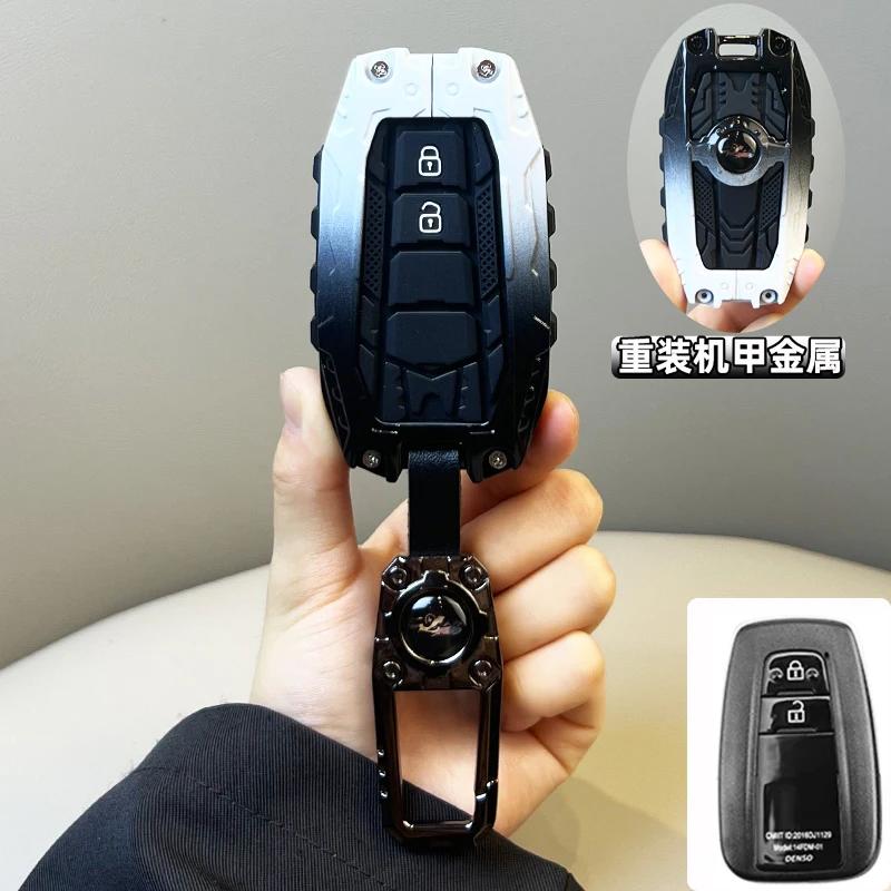 bsqrw5 Car Remote Key Case Cover for Toyota GR RAV4 Crown Hilux Fortuner Corolla SE 2023 Camry Yaris Land Cruiser Prado Venza Accessory