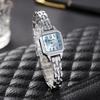 Luxus Damenuhren Golden Mode Lässig Quadratisches Kleines Zifferblatt Damenkleid Quarz Uhr Elegant Mädchen Armbanduhr