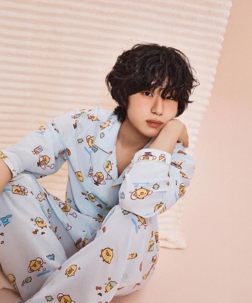 [SPAO] Rilakkuma Bears' Free Time Long Sleeve Pajamas (Light Blue)_SPPPG23U04 [Shipped from Korea] 100% Authentic